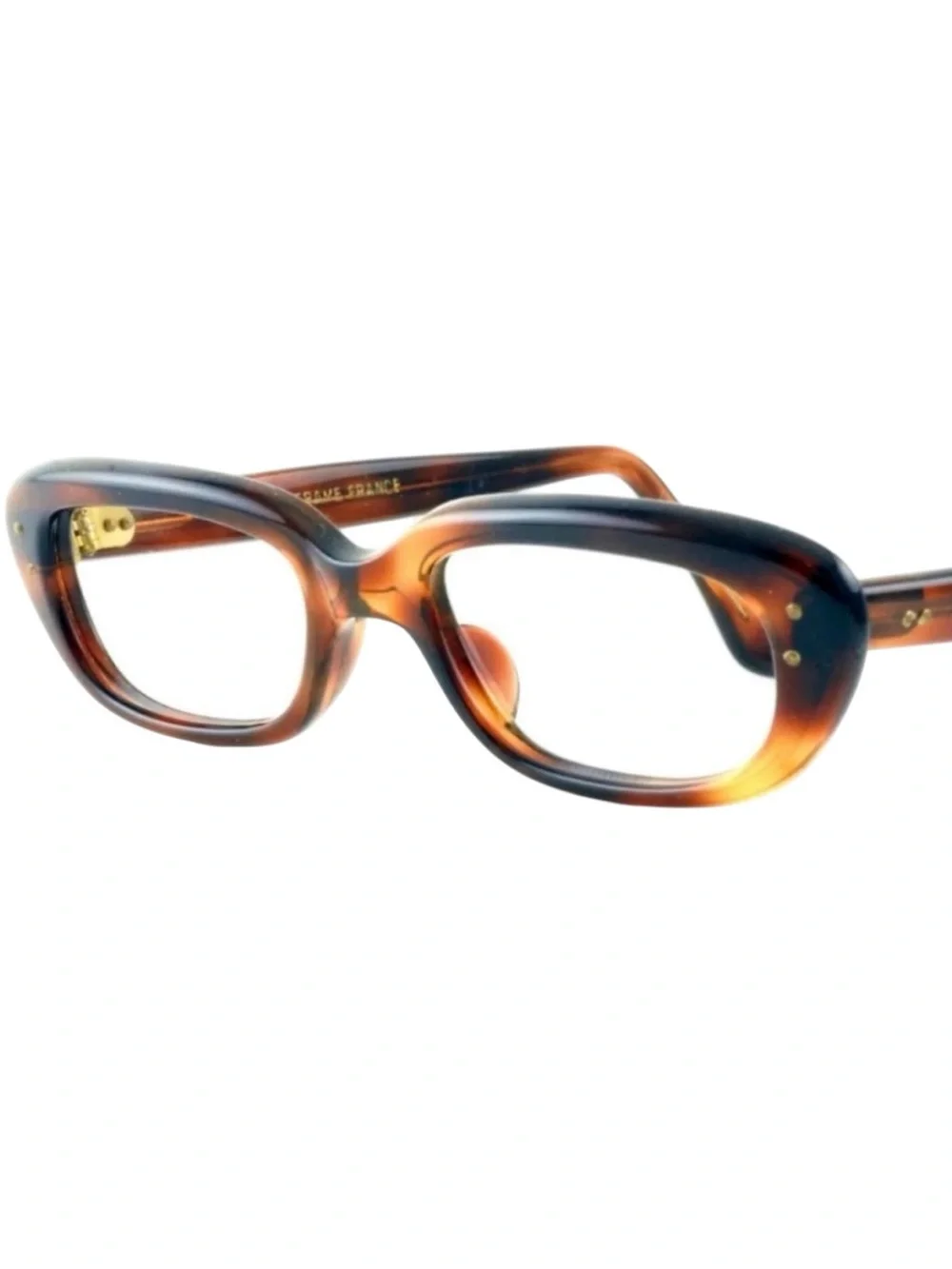 Vintage French Tortoiseshell Eyeglass Frames, Unisex, Deadstock, Made in France